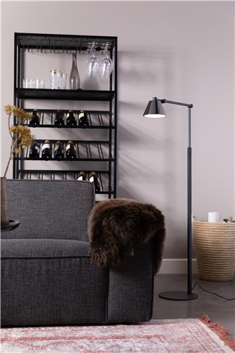 Golvlampa 'Lub' - Svart