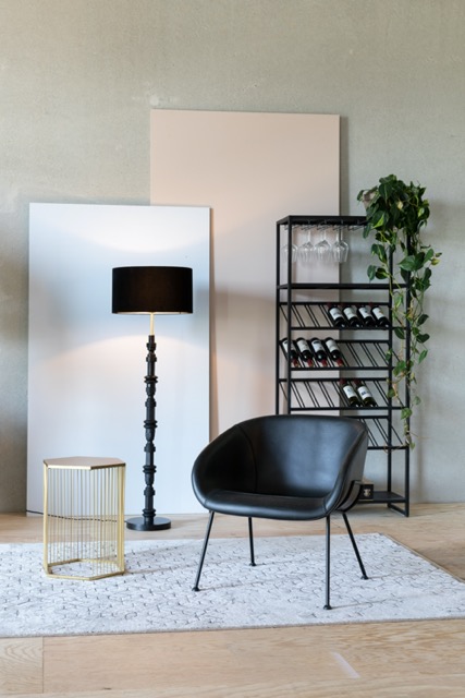 Golvlampa 'Totem' 46x46 - Svart