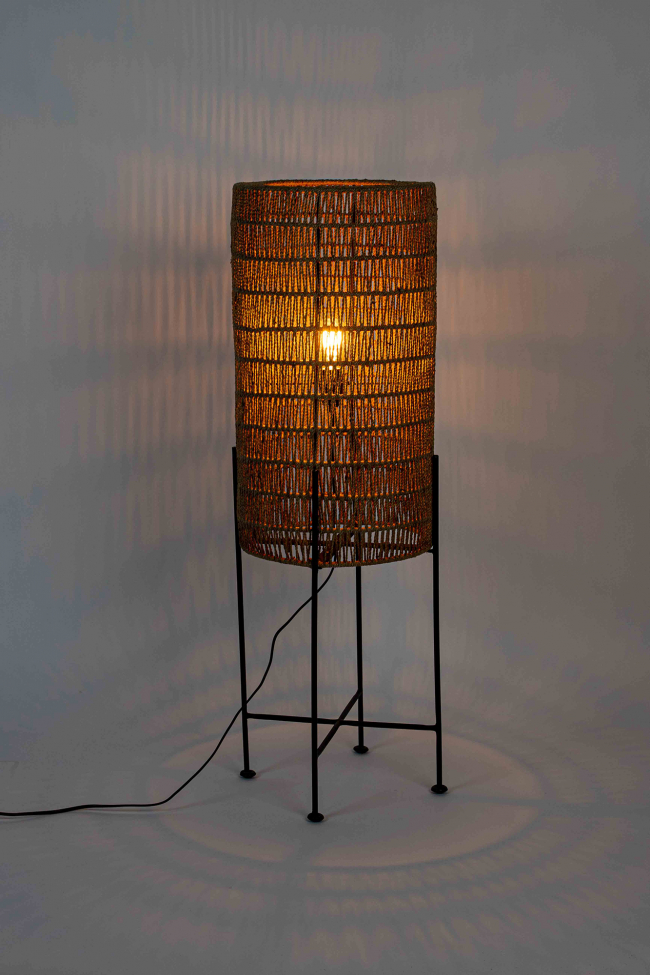 Golvlampa 'Kari' - Natur