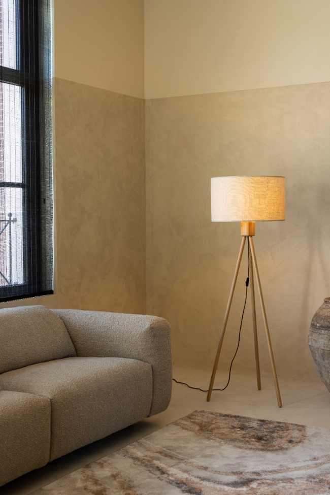 Golvlampa 'Bamboo' - Natur