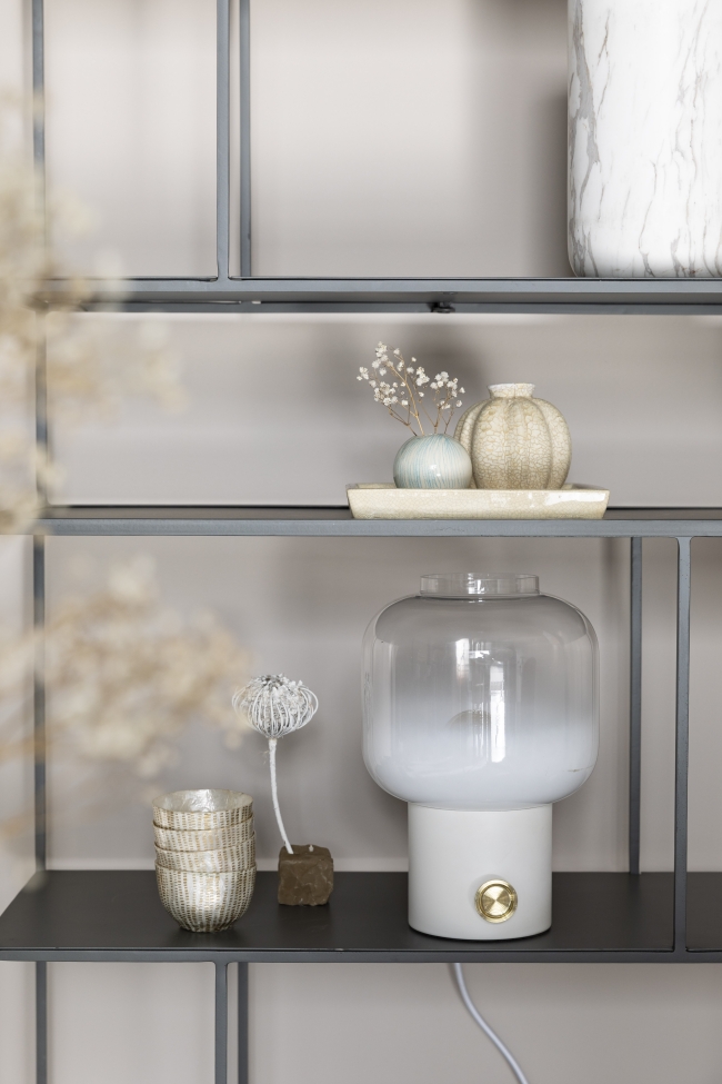 Bordslampa 'Moody' - Vit