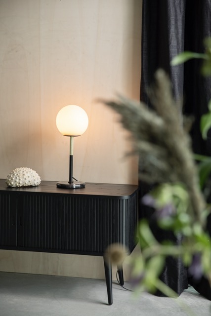 Bordslampa 'Orion' 18x18 - Svart