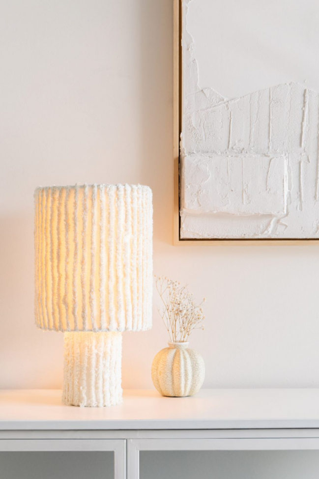 Bordslampa 'Arjun' - Beige