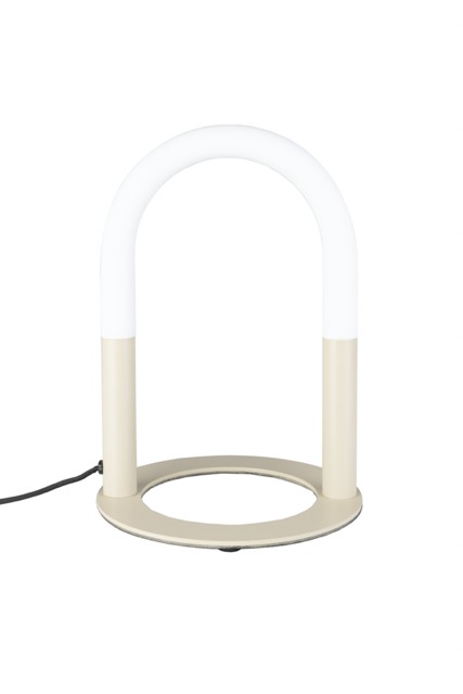 bordslampa 'arch' 25x25 - beige