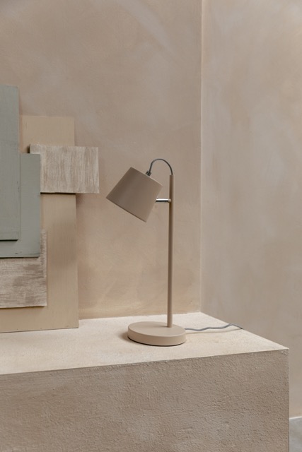 Bordslampa 'Buckle' 25x25 - Beige