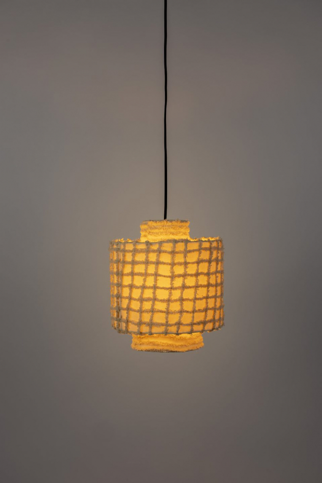 Taklampa 'Arjun' Wide - Beige