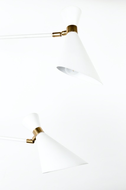 Vägglampa 'Shady' 15x78 - Vit