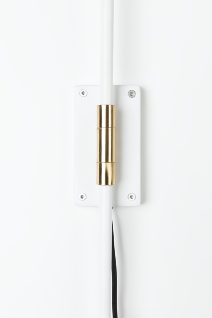 Vägglampa 'Shady' 15x78 - Vit