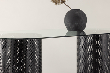 Matbord 'Glimminge' 200x100cm - Svart