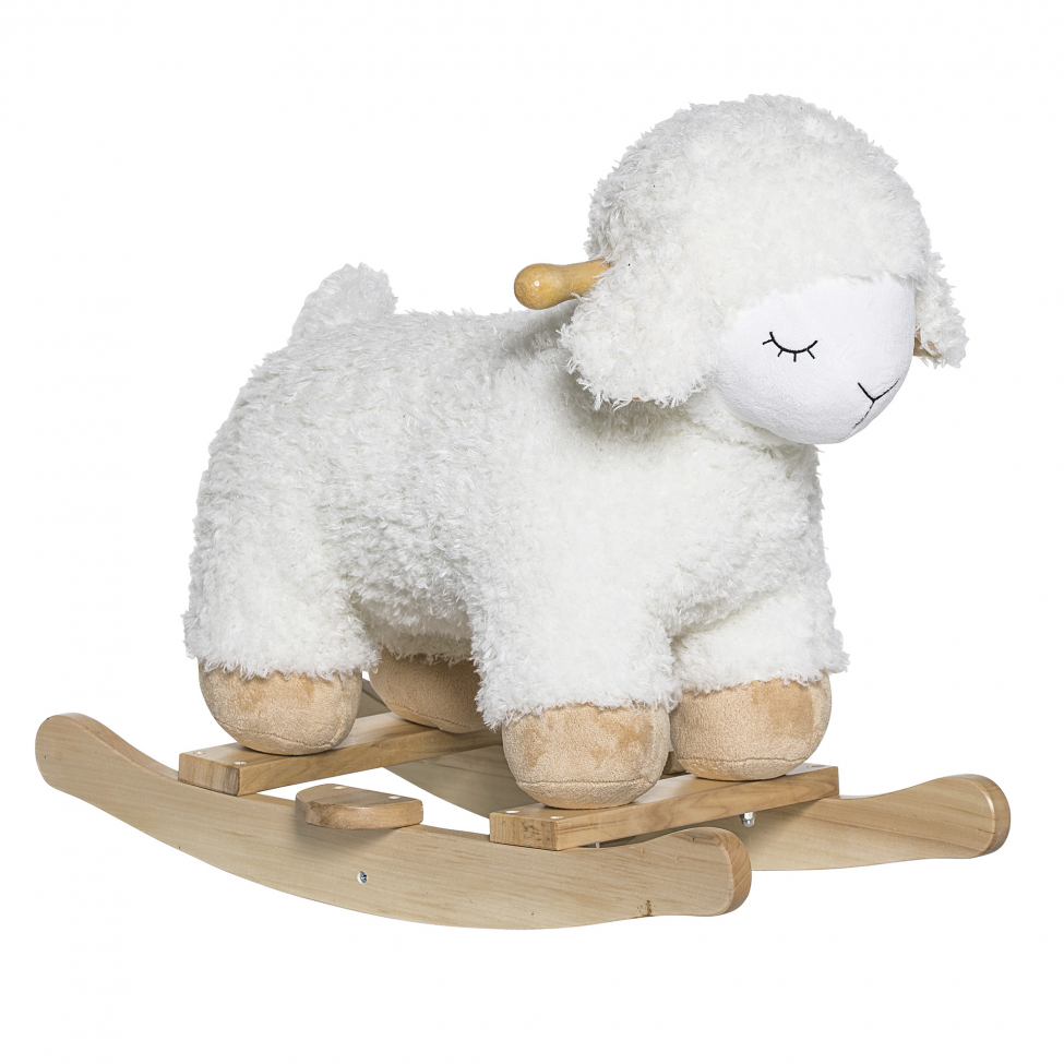 Gunghäst 'Rocking Sheep' - Vit