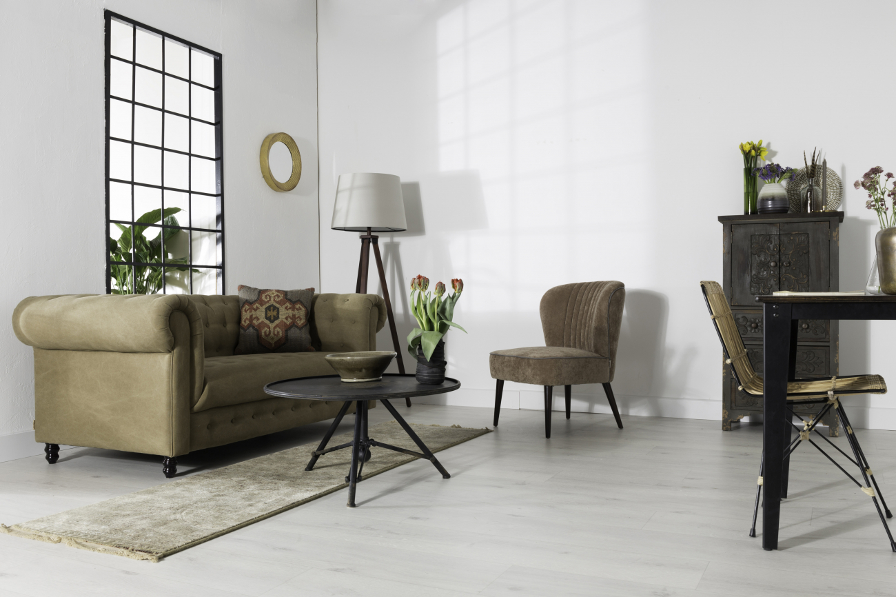 Matta 'Shisa' 67x245 - Forest/Beige
