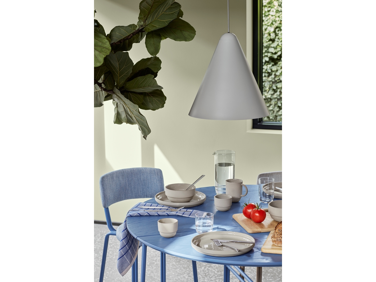Lampskärm 'Gine' L - Grå