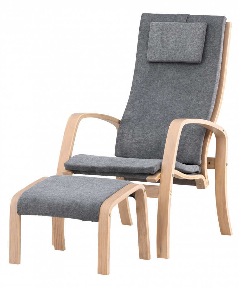 fåtölj ' faro' - mörkgrå