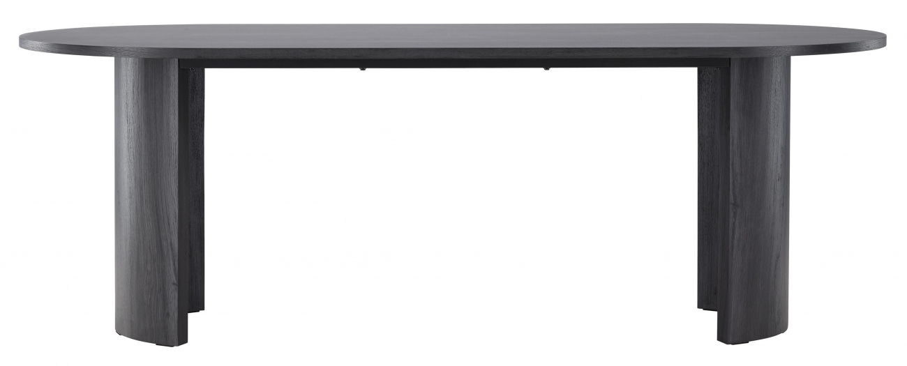 matbord 'vejle' 200x100cm - svart