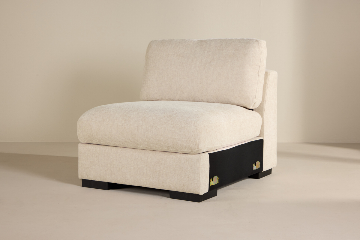 Soffmodul 'Posada' mittendel - Beige