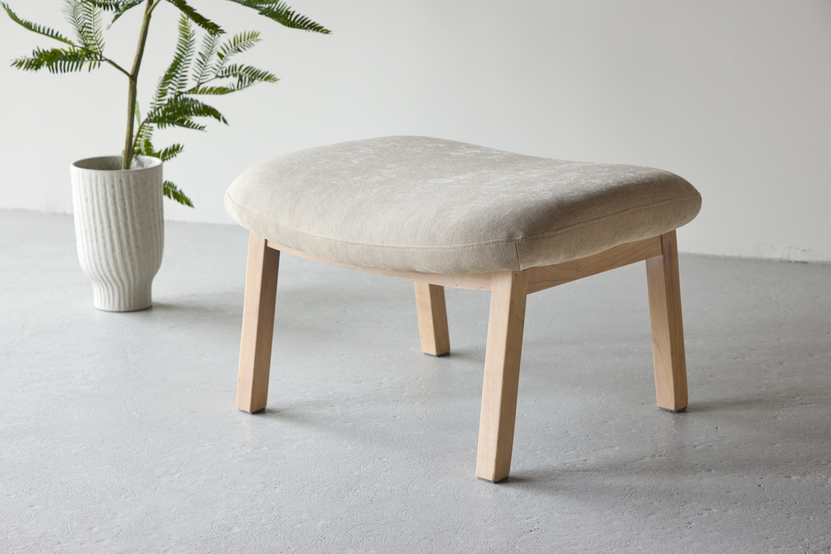 Fotpall 'Lecce' - Beige