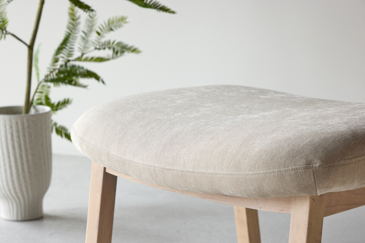 Fotpall 'Lecce' - Beige