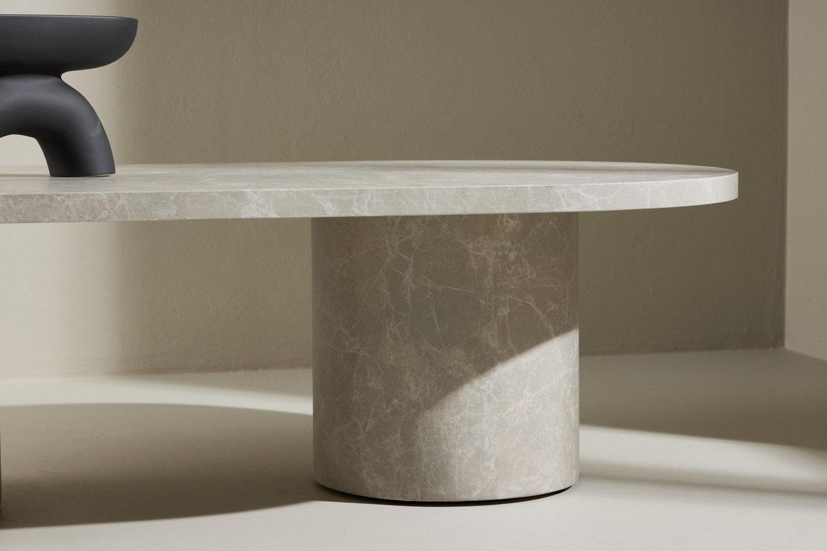 Soffbord 'Polar' 120x60cm - Beige