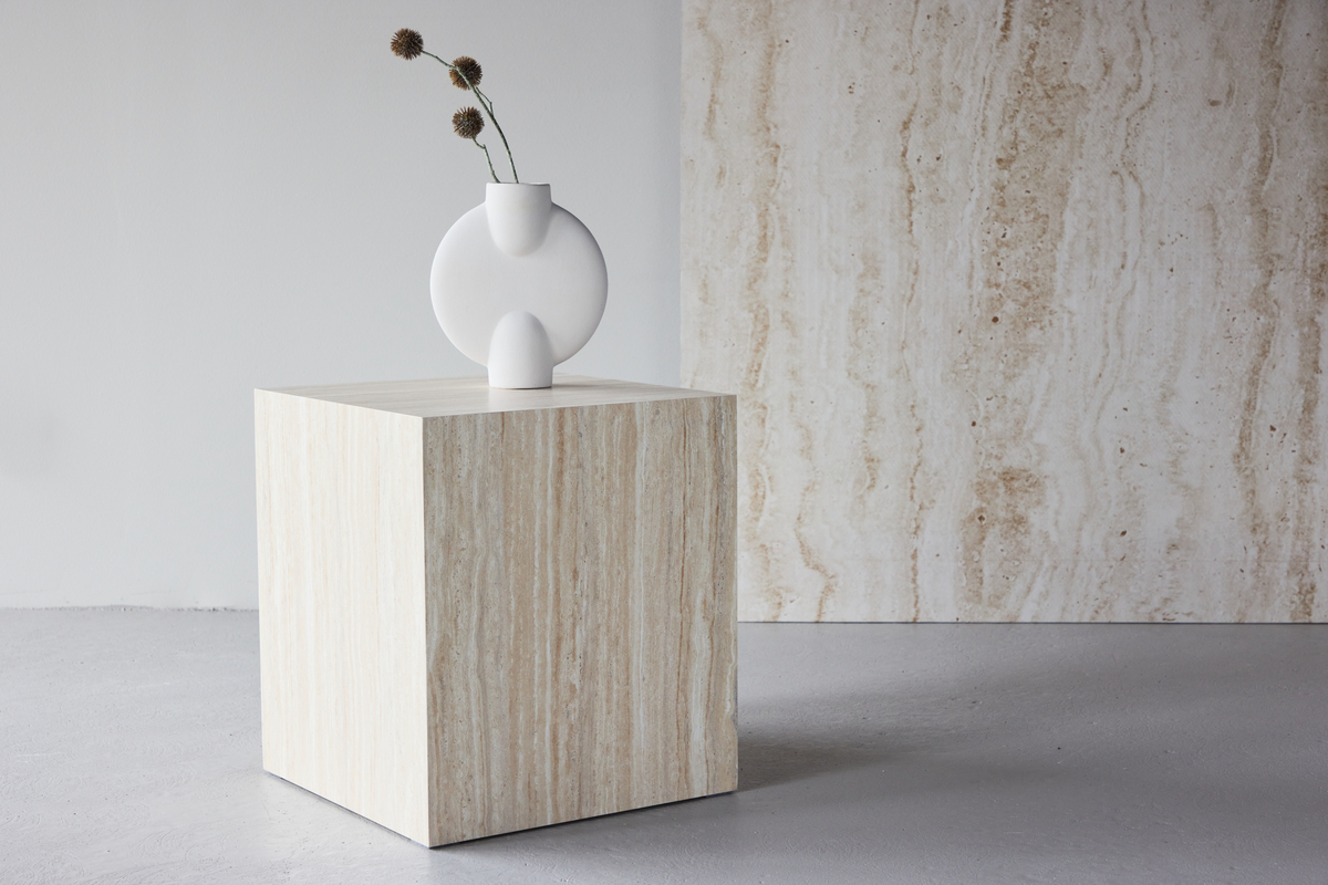 Soffbord 'Myrsjö' 40x40cm - Beige