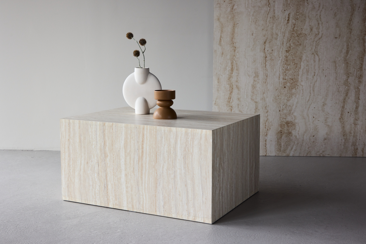 Soffbord 'Myrsjö' 80x60cm - Beige