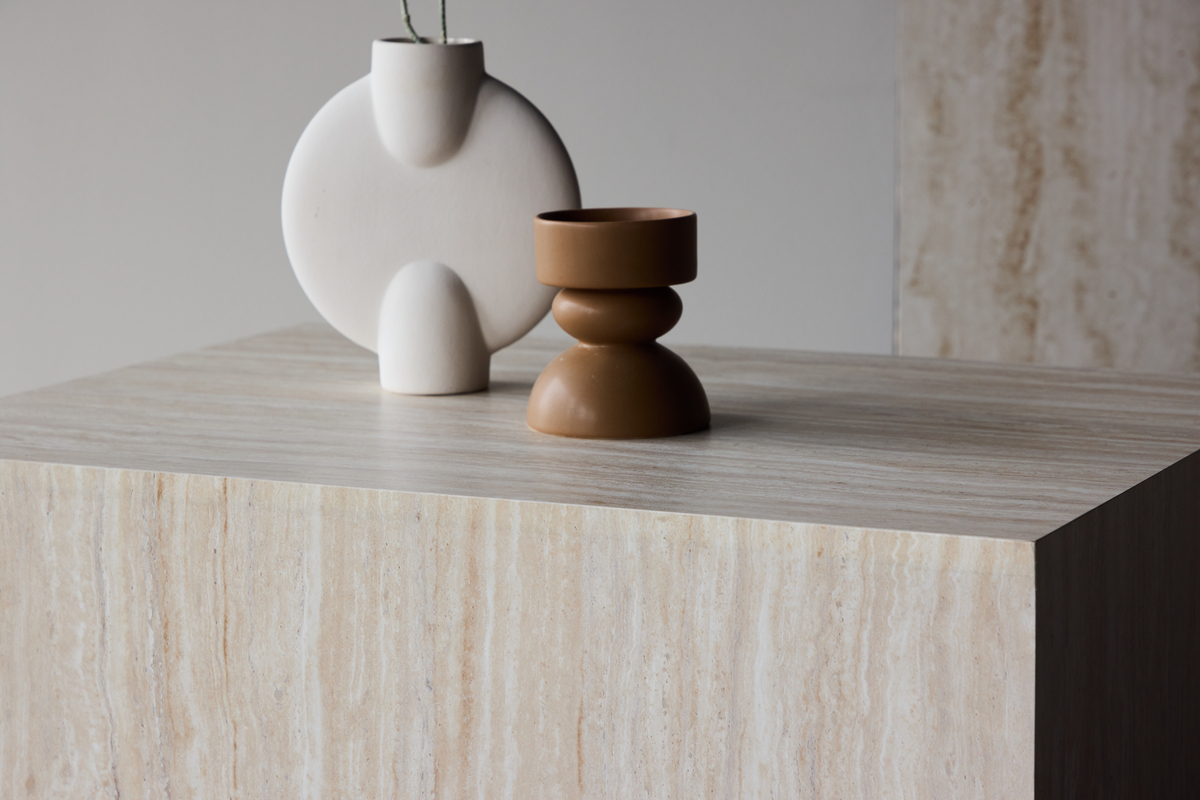 Soffbord 'Myrsjö' 80x60cm - Beige