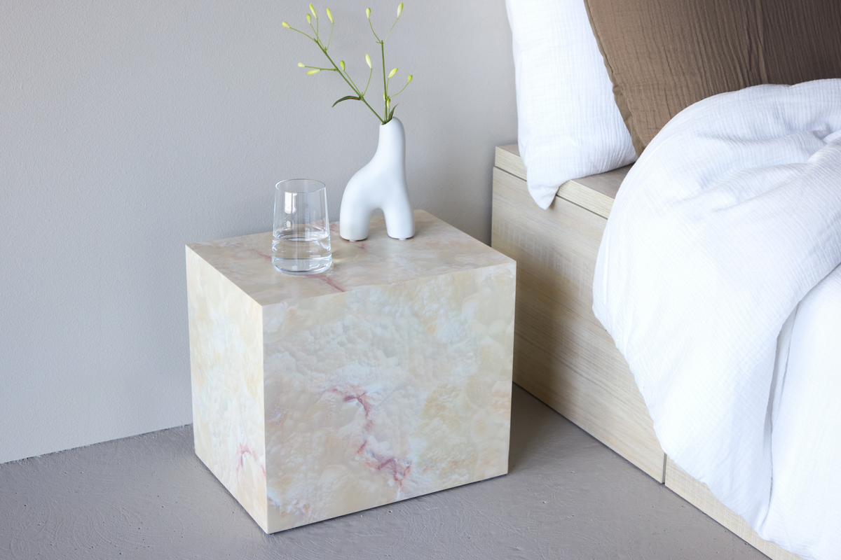 Sidobord 'Eira' 35x25cm - Beige