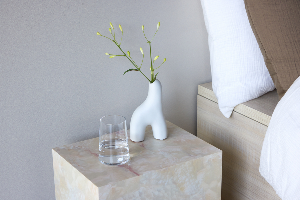Sidobord 'Eira' 35x25cm - Beige