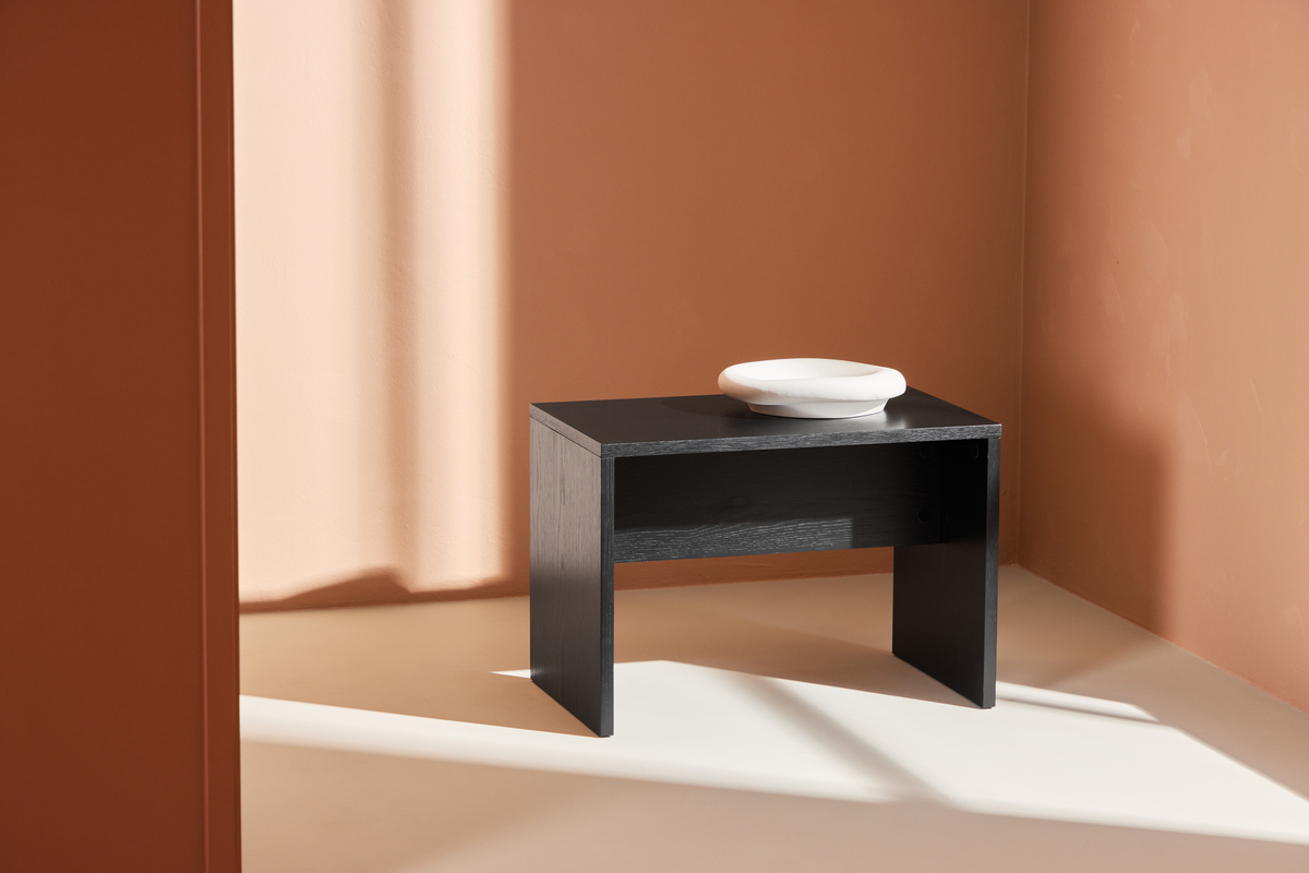 Soffbord 'Juni' 58x35cm - Svart
