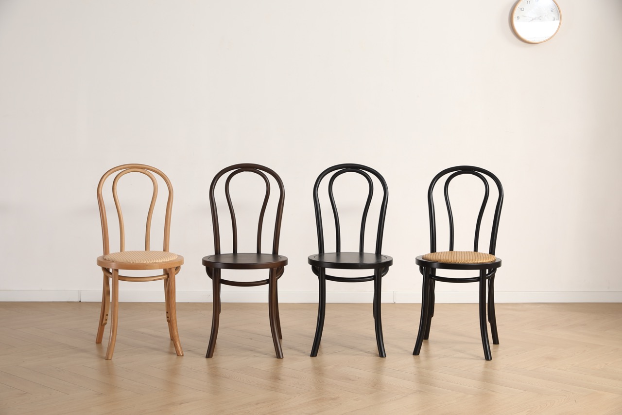 Stol 'Bistro' - Trä/Svart