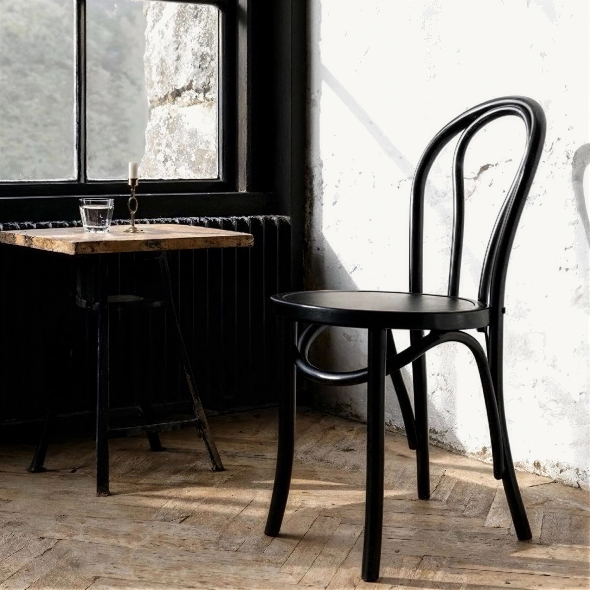 Stol 'Bistro' - Trä/Svart