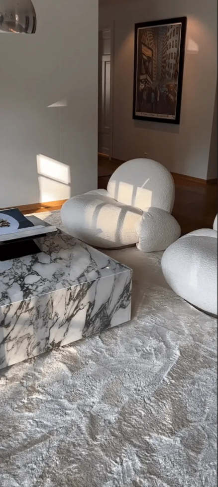 Ryamatta 'Aranga Super Soft' 200x200cm - Beige
