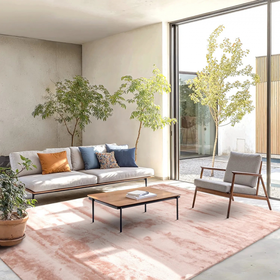 Ryamatta 'Aranga Super Soft Fur' 80x160cm - Rosa