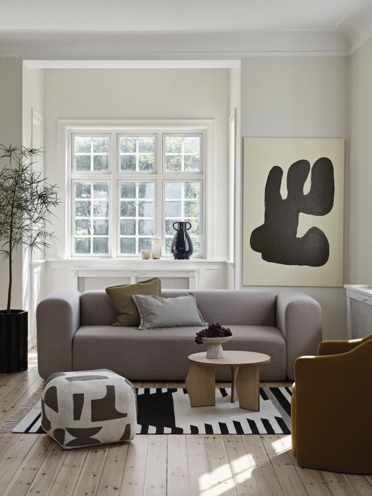 Sittpuff 'Mundo' - Brun/beige