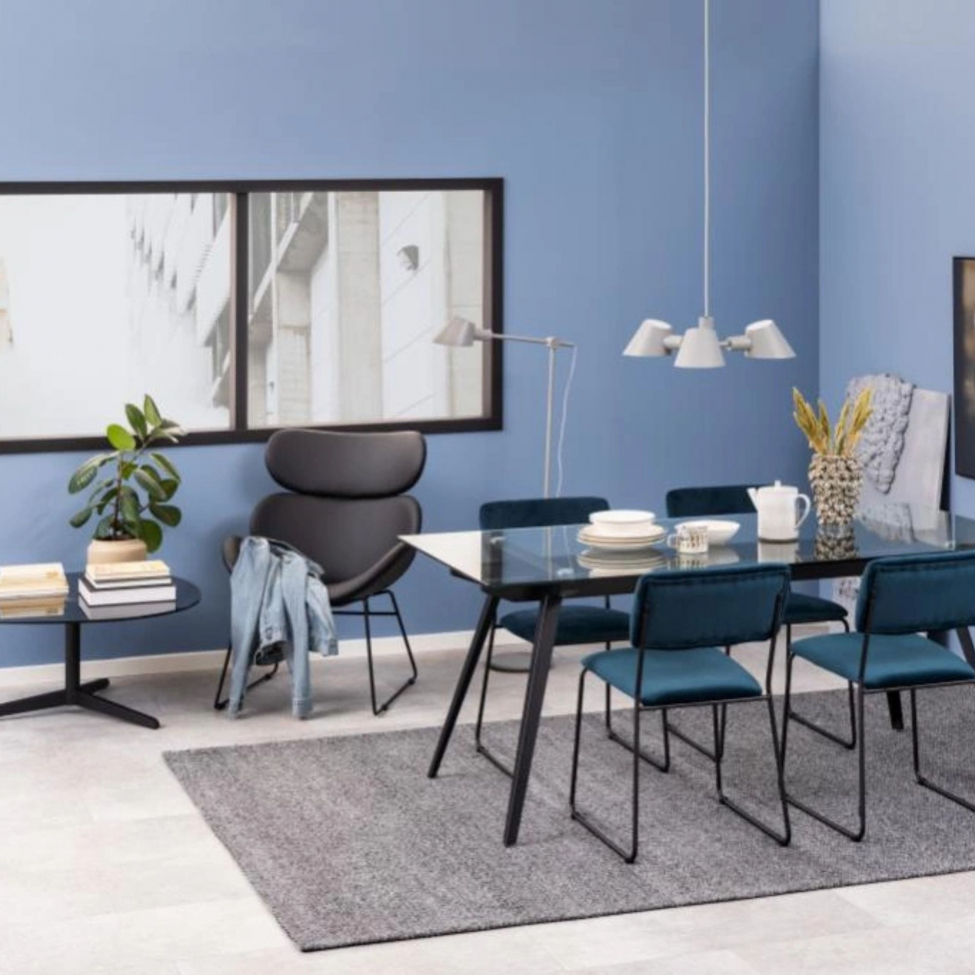 Fåtölj 'Hushum' 90cm - Svart