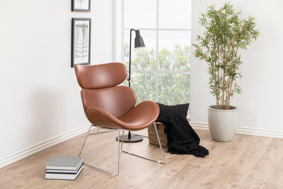 Fåtölj 'Hushum' 85cm - Brun