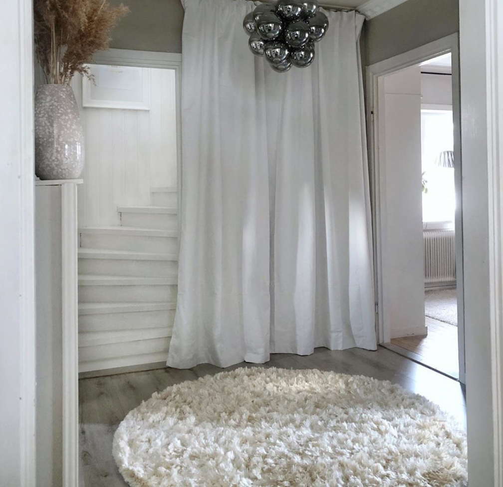 Rund matta 'Janjira' 300cm - Offwhite