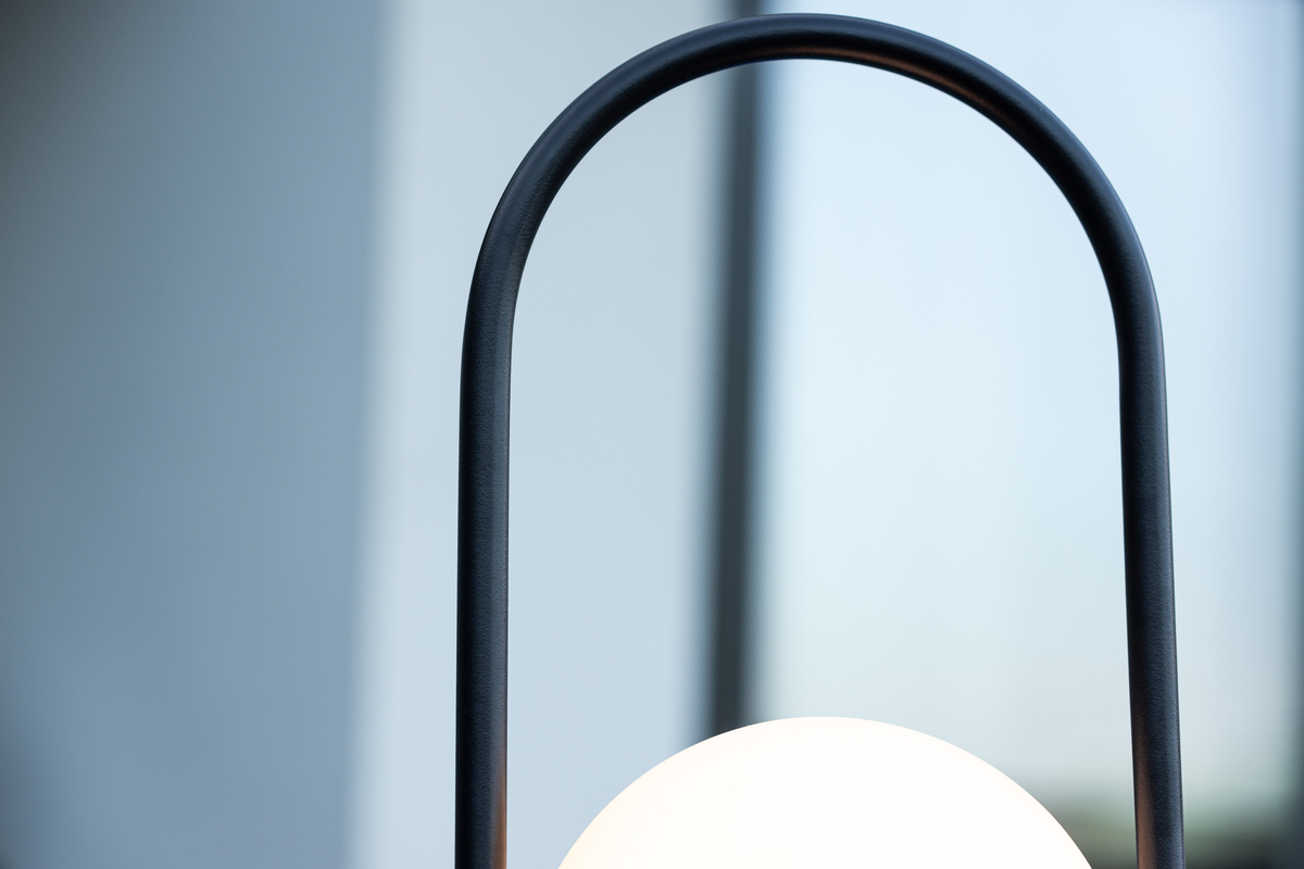 Bordslampa 'Nanterre' 43cm - Svart