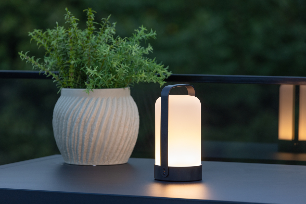 Bordslampa 'Barletta' - Svart