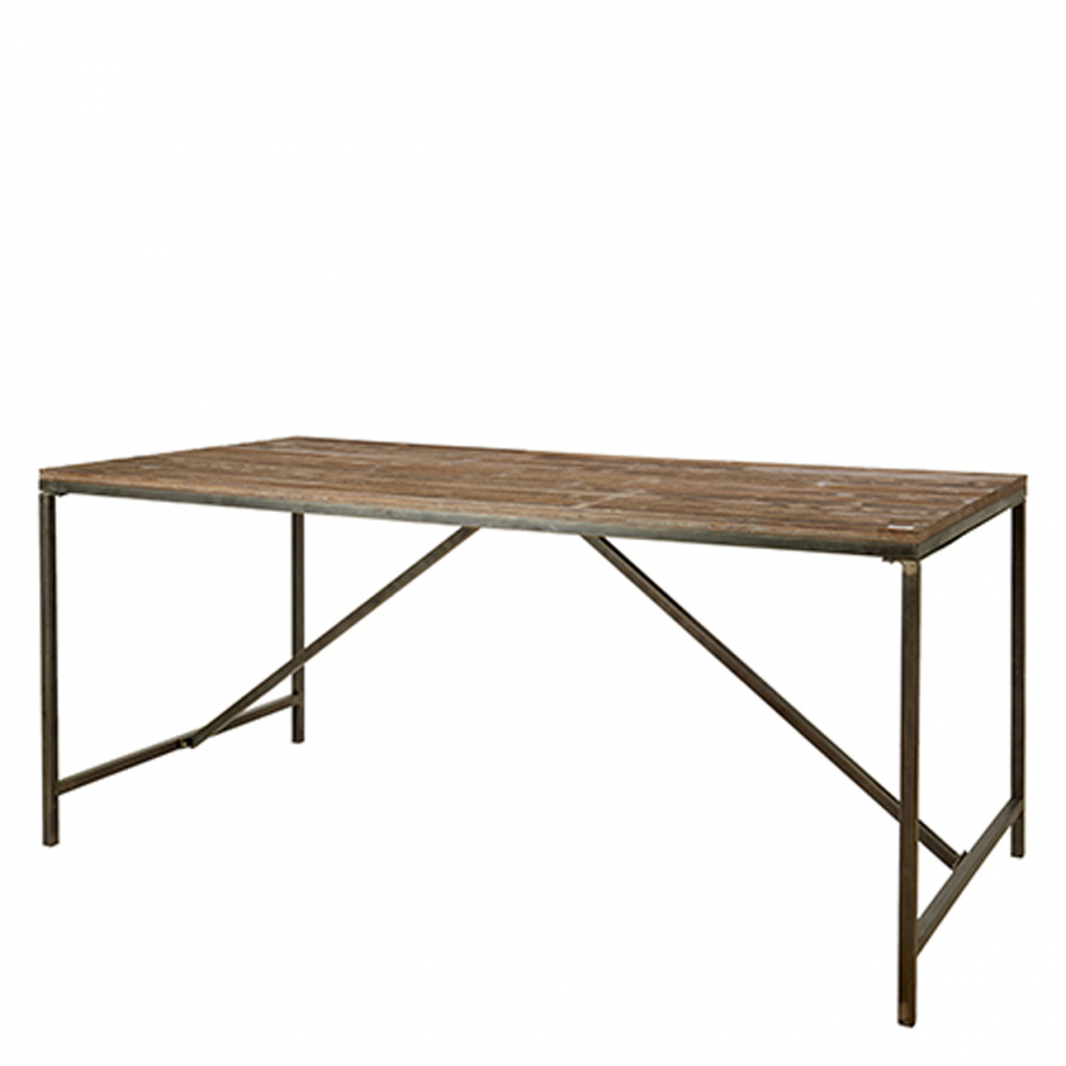Rustikt matbord 'William' TräJärn Reforma Sthlm Matbord vintage 180 x 90cm Reforma Sthlm