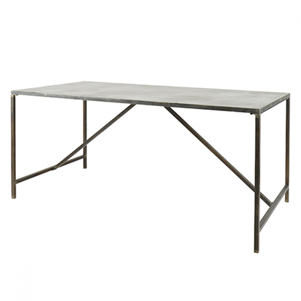 Rustikt matbord 'William' Järn Reforma Sthlm Matbord vintage 180 x 90cm Reforma Sthlm