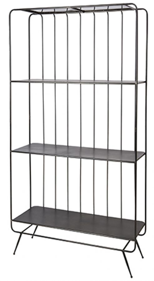 bokhylla 'industrial' 1 - grå