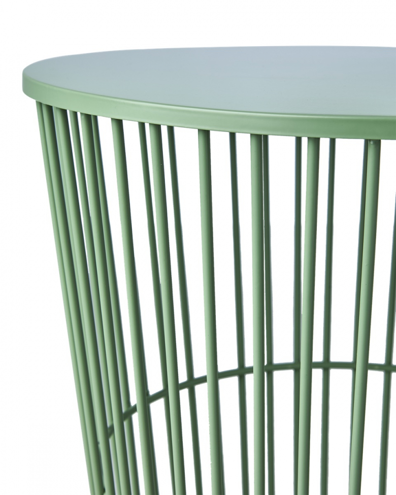 Soffbord/korg 'Marstrand' rund 40cm - Grön