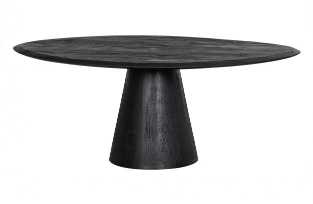 Soffbord 'Posture' Runt 120cm - Svart