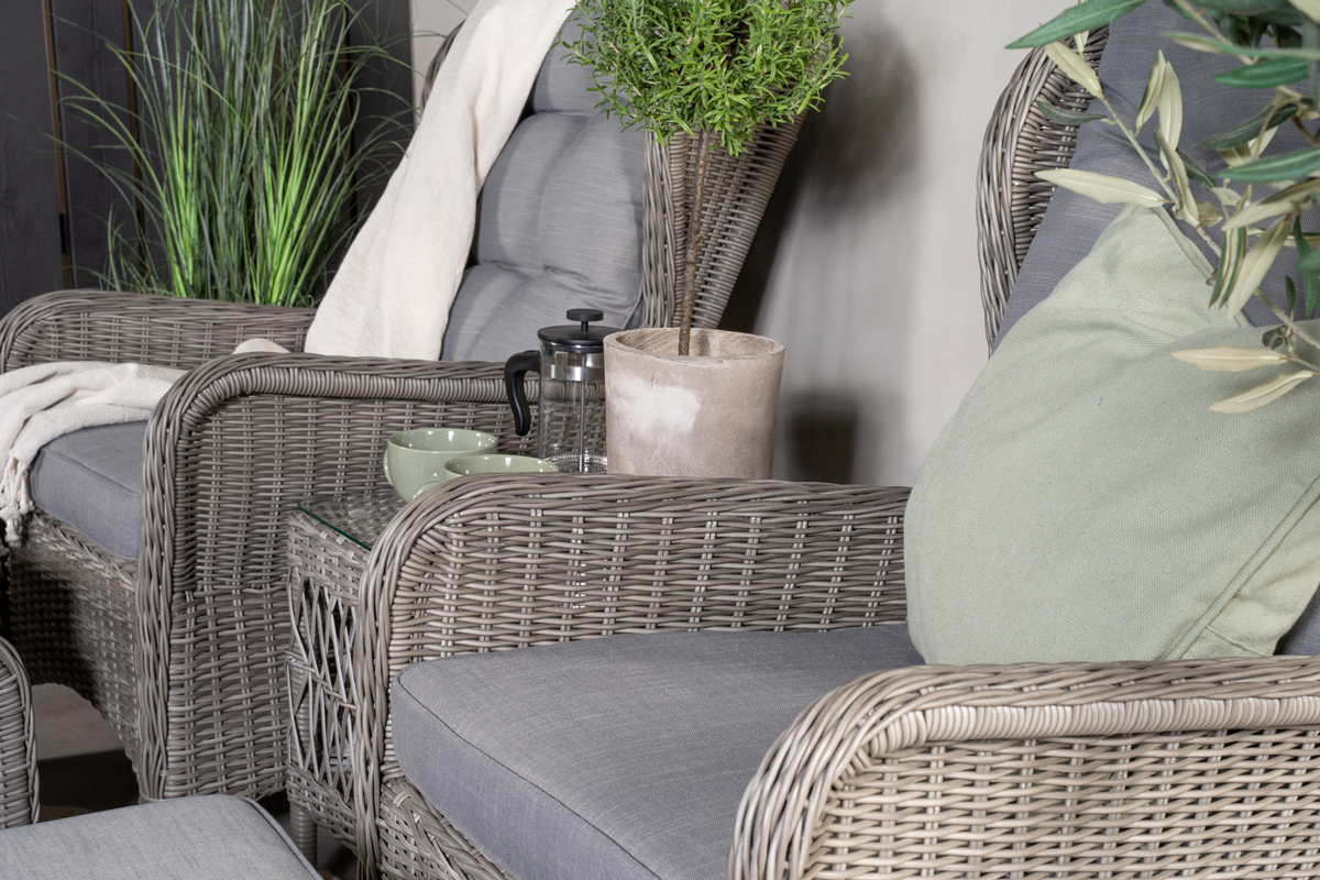 Loungeset 'Elba' - Grå