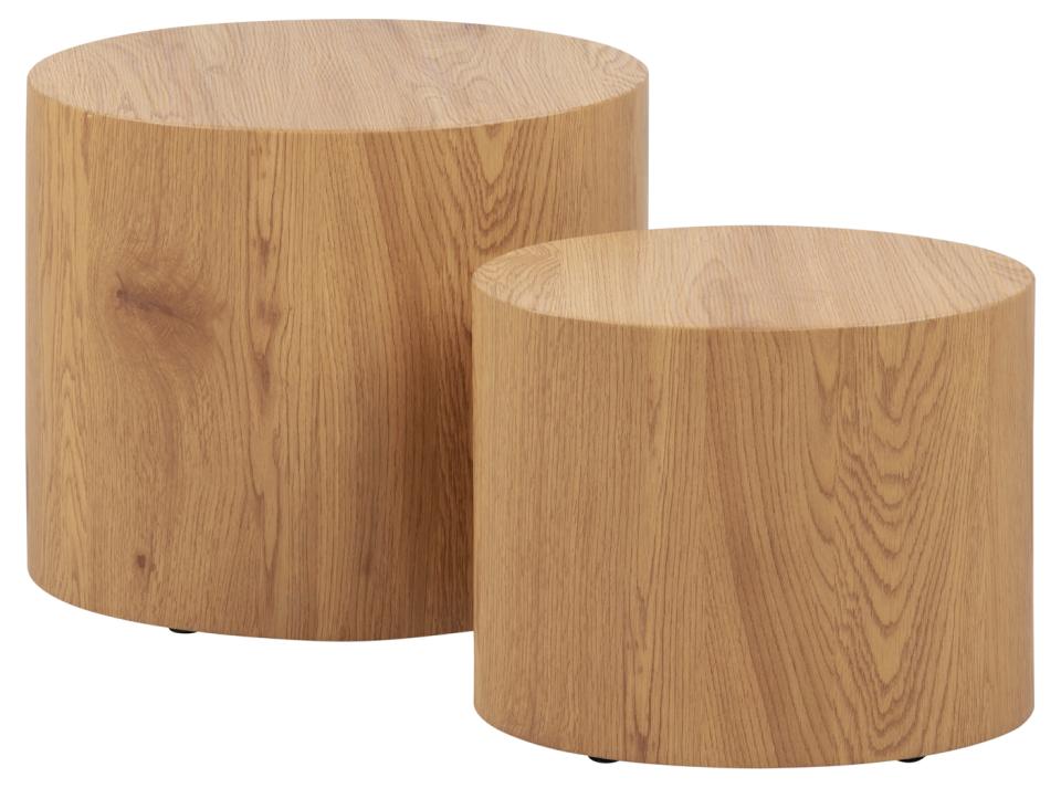 soffbord 'ponza' 2 delar - natur