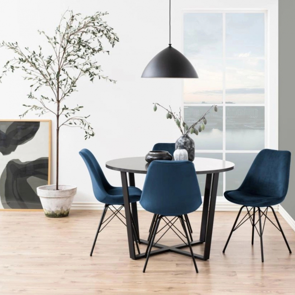 Stol 'Eris' - Blå/Svart