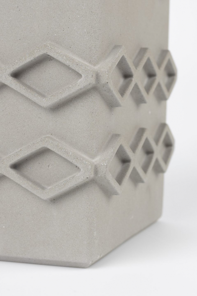 Vas 'Graphic Square' - Grå