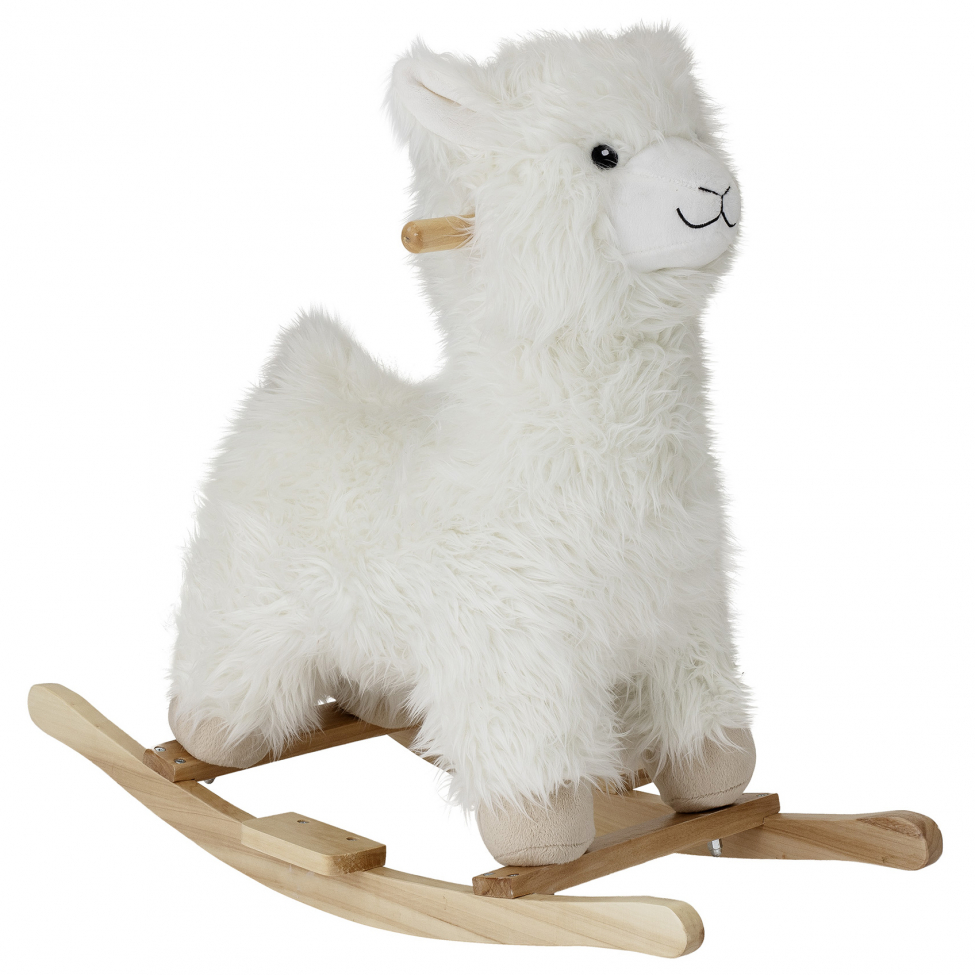 Gunghäst 'Rocking Lama' - Vit