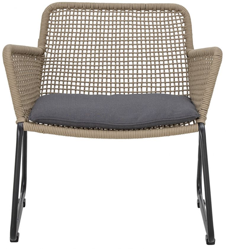 fåtölj 'mundo' - natur/grå