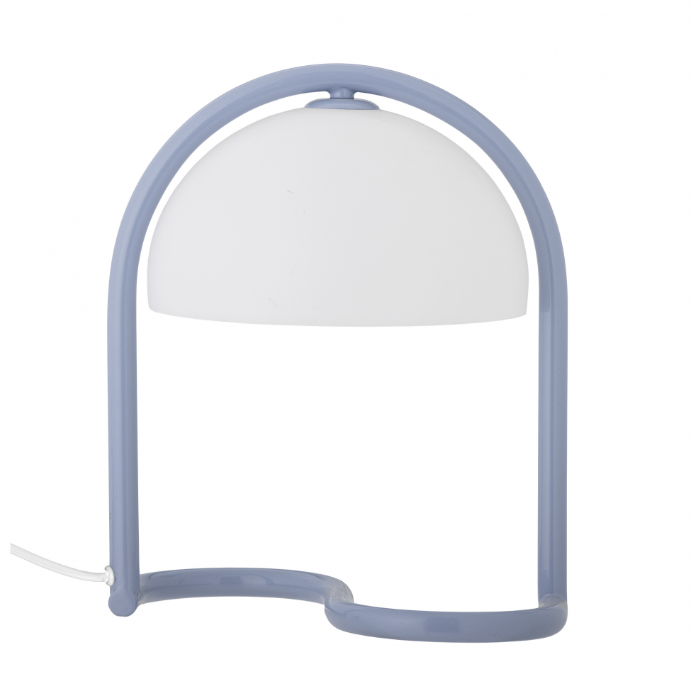 bordslampa 'favour' 24.5cm runt - blå